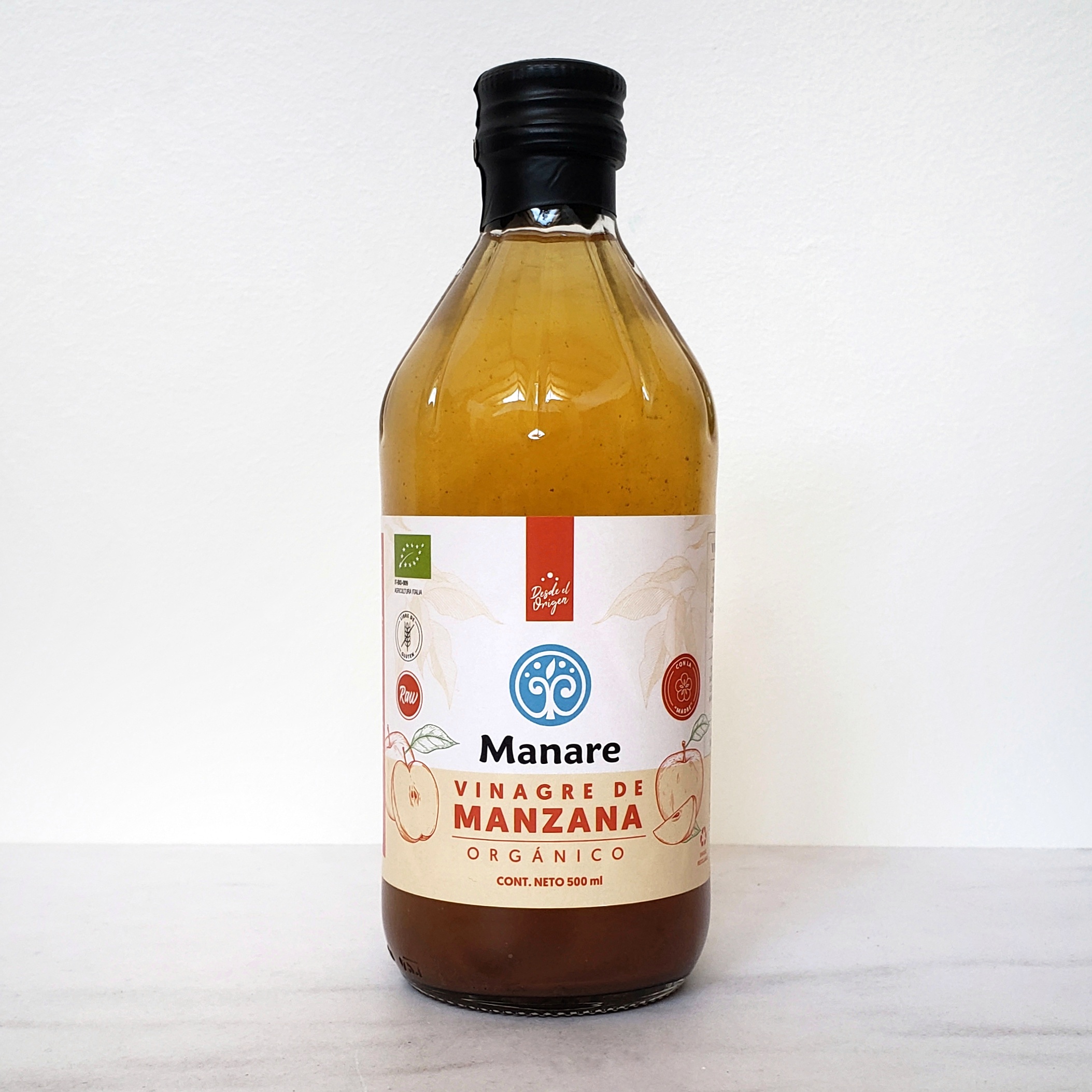 Vinagre de Manzana Orgánico 500 ml – Manare – Tokoriko