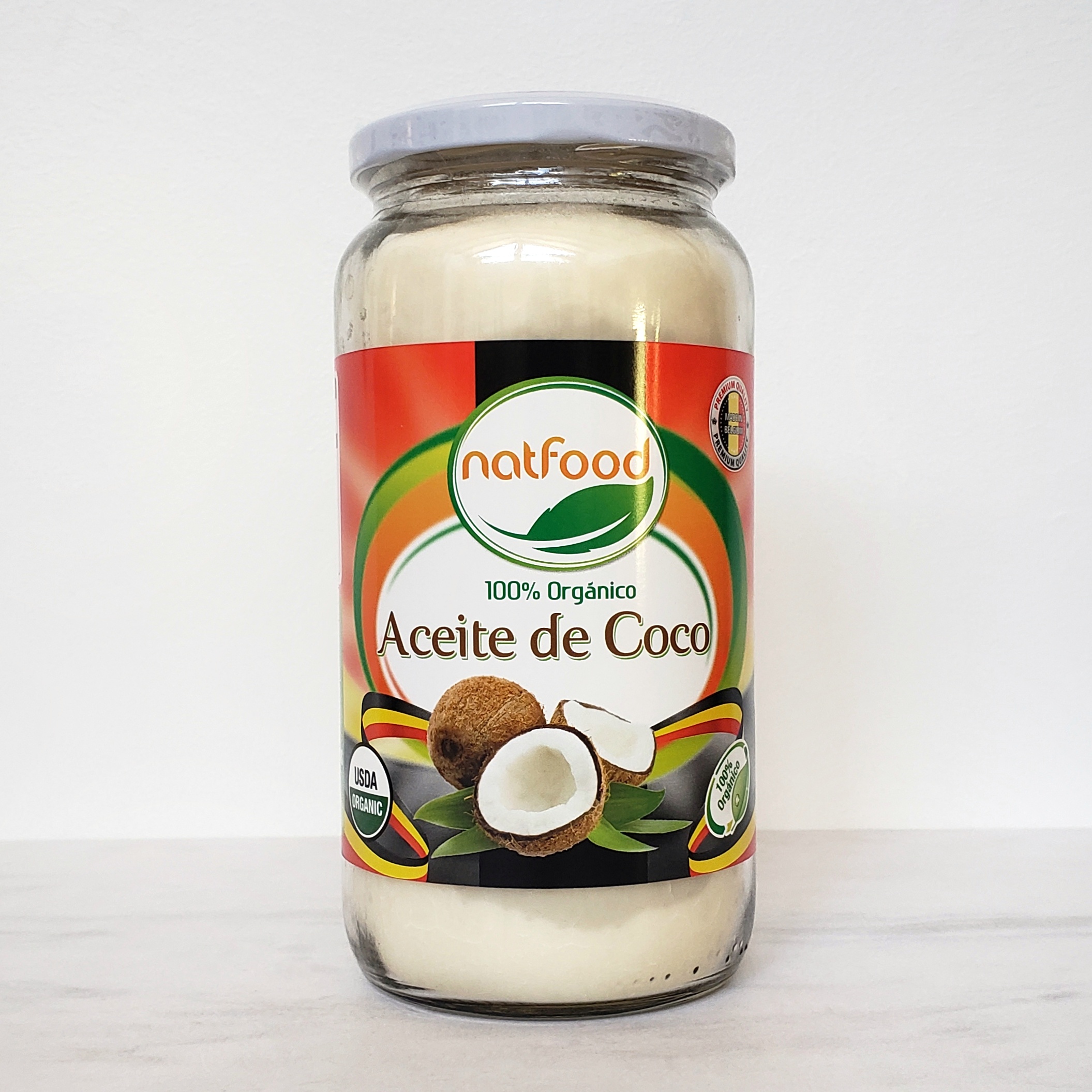 Aceite de Coco Orgánico 1 litro - Natfood